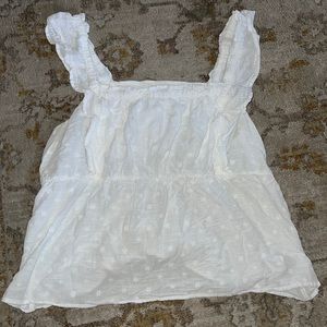 Short sleeve white top